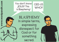 blasphemy